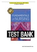 Fundamentals Of Nursing 10th Edition Potter Perry Test Bank