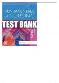 Test Bank For Fundamentals of Nursing 10th Edition by Patricia A. Potter; Anne Griffin Perry; Patricia A. Stockert; Amy Hall 9780323677721 Chapter 1-50 Complete Guide.