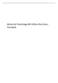 Abnormal Psychology 8th Edition By Emery - Test Bank - Copy.pdf