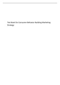 Test Bank for Consumer Behavior Building Marketing Strategy - Copy.pdf