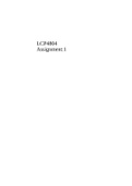 LCP4804 Assignment:1