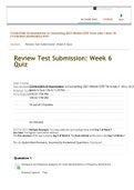 COUN6360-23, Psychometrics (Jan 2022)Week 6 Competency Quiz