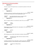 NURS 6501Advanced Pathophysiology Midterm