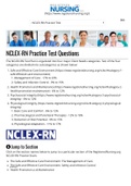 NCLEX-RN Practice Test Questions with Rationales.