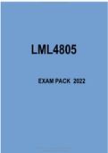 LML4805 EXAM PACK 2022