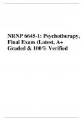 NRNP 6645 Midterm Exam 3/NRNP6645 Midterm Exam 3 - Walden University GRADED A