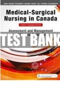 Medical-Surgical Nursing in Canada 4th Edition Lewi Test Bank