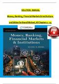 Solution manual for money banking financial markets institutions 2nd Edition for Brandl Michael.pdf