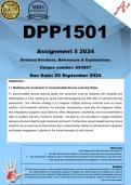 DPP1501 Assignment 5 (COMPLETE ANSWERS) 2024 (843957) - DUE 25 September 2024