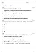 PSCI 2306 CHAPTERS 1-5 QUESTIONS AND ANSWERS