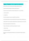 Egan Chapter 3 & 4 quiz & answers.