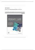    TEST BANK FOR BUTTARO PRIMARY CARE A COLLABORATIVE PRACTICE INTERPROFESSIONAL COLLABORATIVE |6TH EDITION BUTTARO | ALL CHAPTERS | A, GUIDE