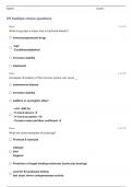 AMR EXAM 3 MATERIAL QUESTIONS AND ANSWERS