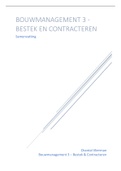 Samenvatting Bouwmanagement 3 -  Bestek en contracteren, Leerjaar 2