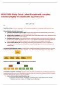 WGU D099 Study Guide Latest Update with complete solution;(Highly recommended by professors)