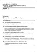 Solution Manual for Horngren's Accounting, The Managerial Chapters, 14th Edition by Tracie Miller-Nobles, Brenda Mattison