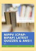 NIPPV (CPAP-BIPAP) LATEST QUIZZES & ANS!!