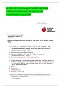 ACLS EXAM VERSION A 50 QUESTIONS WITH 100% VERIFIED ANSWERS | GUARANTEED SUCCESS.