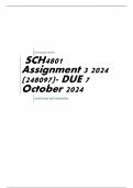 SCH4801 Assignment 3 2024 (248097)- DUE 7 October 2024