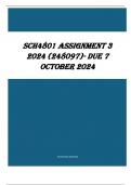 SCH4801 Assignment 3 2024 (248097)- DUE 7 October 2024