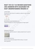 RADT 1010 CH 7-8-9 REVIEW QUESTIONS AND ANSWERS WITH DIAGRAMS FOR EASY UNDERSTANDING GRADED A+