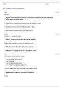  MHA 702 EXAM 3 (CH 7-9) QUESTIONS AND ANSWERS