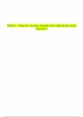 NR601 - Week 6 i Human Sophia King Case Study 2024 Graded A