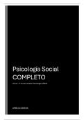 PSICOLOGÍA SOCIAL COMPLETO - 1º CURSO