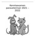 Kennisexamen Paraveterinair/Dierenartsassistente 2022