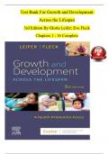 Growth and Development Across the Lifespan A Health Promotion Focus, 2nd Edition Test Bank