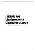 HRM3706 Assignment 5 Semester 2 2024