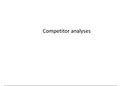 MNM3709 COMPETITOR ANALYSIS