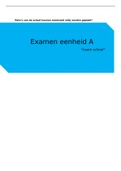 Bundel Examen A,B en C Onderwijsassistent niveau 4 