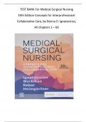 Test bank Medical-Surgical Nursing Concepts for Interprofessional Collaborative Care 10th Edition Chapter 1-69 | Complete Guide A+ LATEST 2023