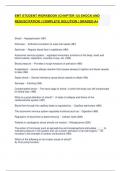 EMT STUDENT WORKBOOK (CHAPTER 12) SHOCK AND RESUSCITATION | COMPLETE SOLUTION | GRADED A+