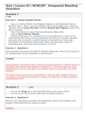 Jersey College, School of Nursing NURS MISC Quiz Lesson 2 Antepartal Bleeding Disorders Answers