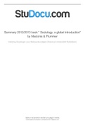 summary 20122013 book sociology a global introduction by macionis plummer