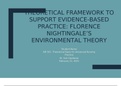 NR501 Week 7 Assignment; Theoretical Framework Supporting Evidence-based Practice PowerPoint