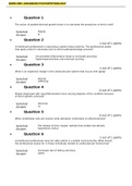 NURS 6501 Advanced Pathophysiology Mid Term Exam Questions And Answers