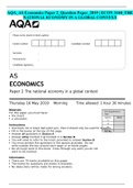 AQA_AS Economics Paper 2_Question Paper_2019 | ECON 3140_THE NATIONAL ECONOMY IN A GLOBAL CONTEXT