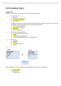 WGU C175 OBJECTIVE ASSESSMENT PRACTICE TEST ANSWERS| IT CIS111 TEST BANK 2