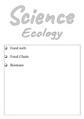 Biologi - All facts about , food chain, food web, biomass, trophic level