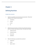 Nutrition, Grosvenor - Complete test bank - exam questions - quizzes (updated 2022)