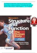 Test Bank For Memmler's Structure & Function of the  Human Body, Enhanced Edition 12th Edition By Barbara  Janson Cohen; Kerry L. Hull Chapters 1 - 22 / Complete 