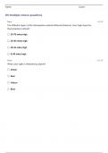 AGRONOMY EXAM 3 REVIEW QUESTIONS AND ANSWERS