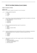 NR 511 Test Bank Solutions (Latest Update)  Chapter 9. Respiratory Problems