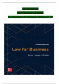 SOLUTION MANUAL For Law for Business, 15th Edition By A. James Barnes, Timothy Lemper, Verified Chapters 1 - 47, Complete