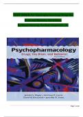 TEST BANK For Psychopharmacology: Drugs, the Brain, and Behavior, 4th Edition By Meyer Nursing, Verified Chapters 1 - 20, Complete Newest Version