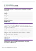 BUS 526 NEGOTIATION AND CONFLICT RESOLUTION Sophia Conflict Milestone 6 Questions And Answers