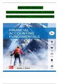 SOLUTION MANUAL - John Wild, Financial Accounting Fundamentals 8th Edition All Chapters 1 - 13, with Appendix (B & C) Complete Newest Version